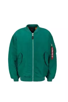 Куртка-Бомбер ма-1 ядро Alpha Industries, зеленый