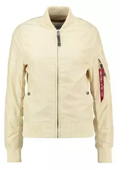 Куртка-бомбер MA-1 TT WMN Alpha Industries, светло-желтый