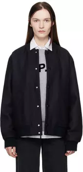 Куртка-бомбер «Микки» синяя A.P.C.