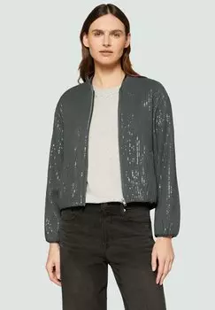 Куртка-бомбер MIT PAILLETTEN s.Oliver, антрацит