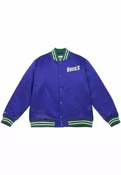 Куртка-бомбер Mitchell & Ness, фиолетовый