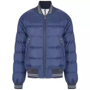 Куртка бомбер Moncler Argo Bomber, синий