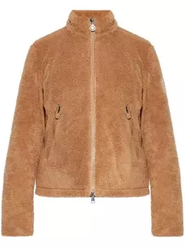 Куртка-бомбер Moncler Teddy, коричневый