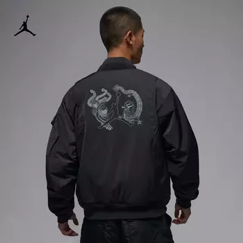 Куртка-бомбер мужская Nike Jordan с вышивкой, черный