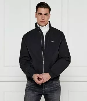 Куртка-бомбер мужская Tommy Jeans водоотталкивающая, черный