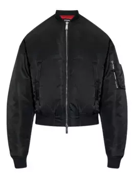 Куртка-бомбер на молнии DSQUARED2, черный