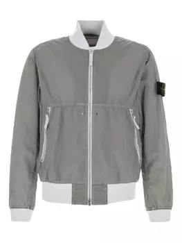 Куртка-бомбер на молнии Stone Island, серый