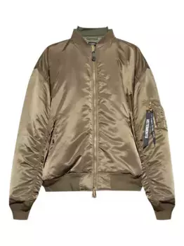 Куртка-бомбер на молнии VETEMENTS, зеленый