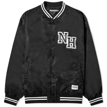 Куртка бомбер Neighborhood Baseball, черный