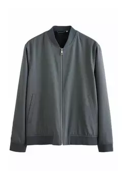 Куртка-бомбер Next, серый