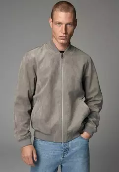 Куртка-бомбер Next, серый