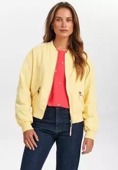 Куртка-бомбер NUELLANORA Nmph, желтый