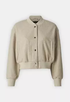 Куртка-бомбер ONLNANCY SHORT ONLY Petite, серо-коричневый