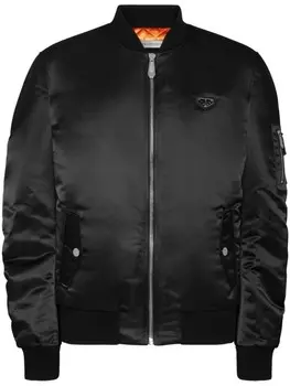 Куртка-бомбер Philipp Plein Top Gun, черный