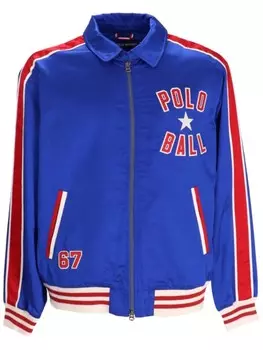 Куртка-бомбер Polo Ralph Lauren без подкладки, синий