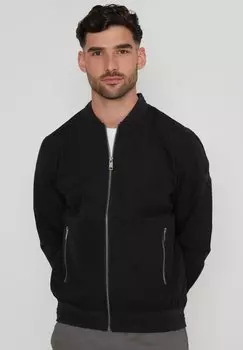 Куртка-бомбер PREDICT Threadbare, черный