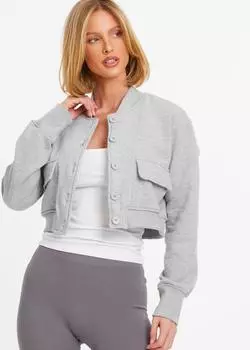 Куртка бомбер Quiz, серый