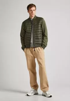Куртка-бомбер REDDITCH Pepe Jeans, оливковый