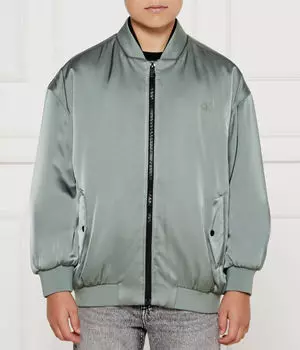 Куртка-Бомбер Regular fit Calvin Klein Jeans, зеленый