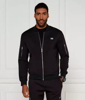 Куртка-Бомбер Regular fit Karl Lagerfeld, черный