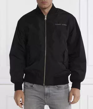 Куртка-Бомбер Regular fit Tommy Jeans, черный