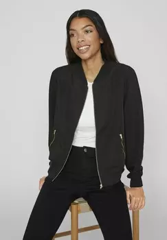 Куртка-бомбер REISSVERSCHLUSS VILA, черный