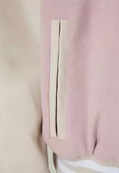 Куртка-бомбер RETRO PATCH STAR OS COLLEGE Karl Kani, светло-розовый