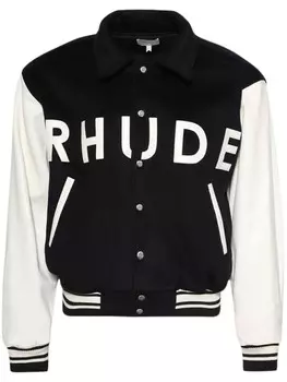 Куртка-бомбер RHUDE Collegiate, черный