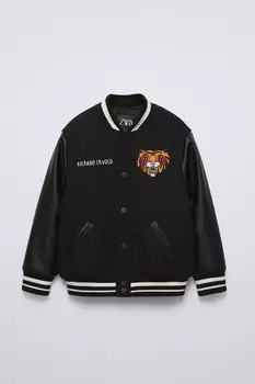 Куртка-бомбер ricardo cavolo x zara ZARA, черный