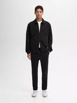 Куртка-бомбер с эластичной отделкой Massimo Dutti, синий