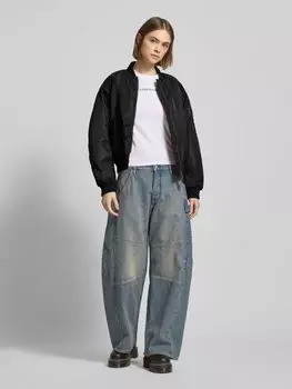 Куртка-бомбер с двухсторонней молнией Guess Jeans, черный