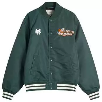 Куртка-Бомбер с изображением пылающих уток Carhartt Wip, мультиколор