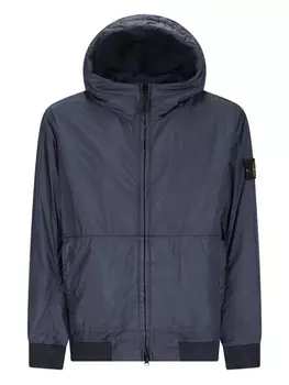 Куртка-бомбер с капюшоном Stone Island, синий