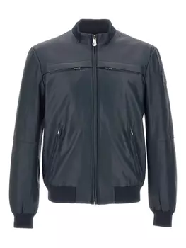 Куртка-бомбер с карманами на молнии Peuterey, синий