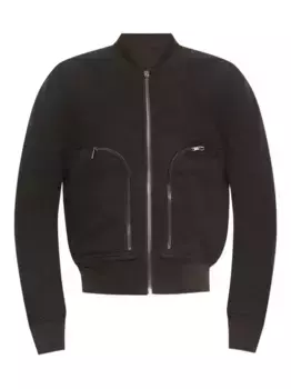 Куртка-бомбер с карманом на молнии Rick Owens, серый