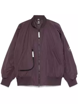Куртка-бомбер с логотипом adidas by Stella McCartney, фиолетовый