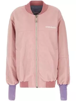 Куртка-бомбер с логотипом Khrisjoy, розовый