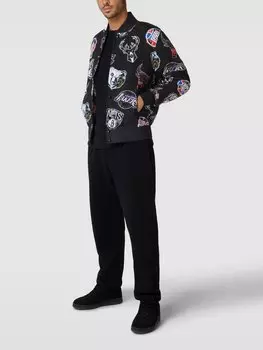 Куртка-бомбер с логотипом New Era, черный