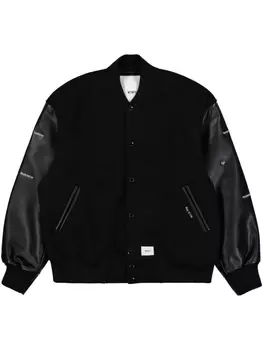 Куртка-бомбер с нашивкой-логотипом WTAPS, черный