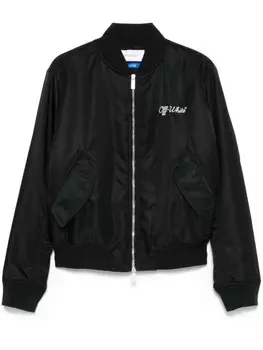 Куртка-бомбер Script NYL Off-White, черный
