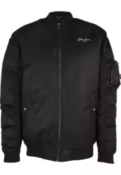 Куртка-бомбер Sean John " Sean John Men's JM224-008-02 Script Logo Oversize Bomber Jacket" (1 шт.), с капюшоном, черный