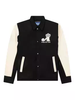 Куртка-бомбер со вставками Awake NY, черный