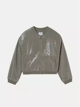 Куртка-Бомбер стандартный крой 6403 Mayoral, зеленый