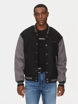 Куртка-Бомбер стандартный крой M5RL32 WHAC2 Guess Jeans, черный