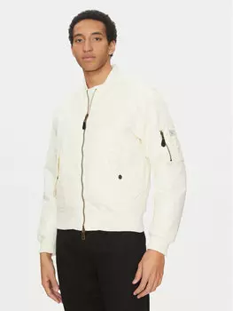 Куртка-Бомбер стандартный крой M5RL81 WHAA2 Guess Jeans, экрю