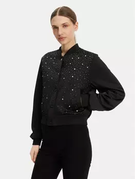 Куртка-Бомбер стандартный крой P4JJZXIZ Dkny, черный