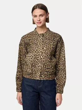 Куртка-Бомбер стандартный крой Salume 17156456 Pieces, коричневый