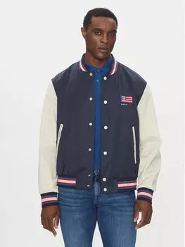 Куртка-Бомбер стандартный крой Varsity 7006519 Gant, синий
