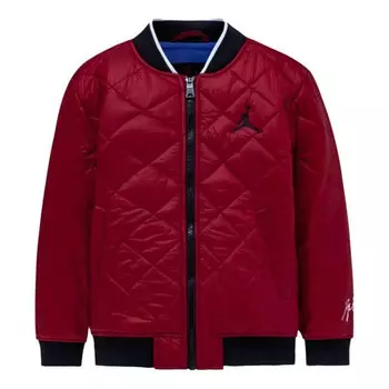 Куртка бомбер стеганая куртка-подкладка Air Jordan, красный