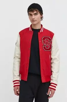 Куртка бомбер Superdry, красный